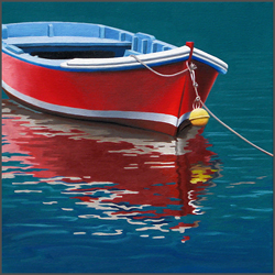 Red Boat - Nance Danforth Paintings